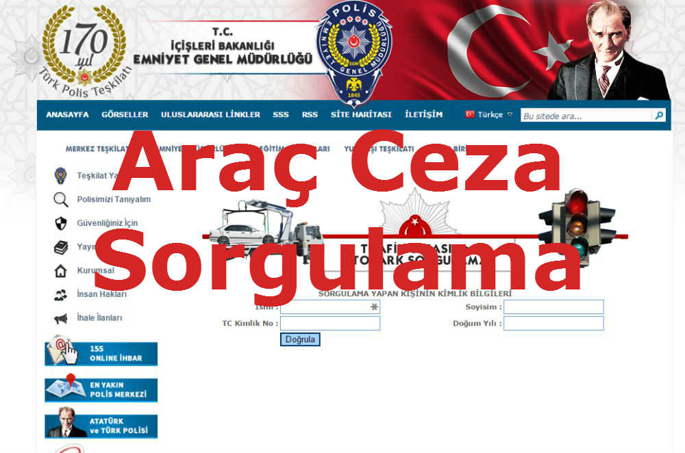 Plakadan Ceza Sorgulama Internet Vergi Dairesi  - Burada Ok Ile Belirttiğimiz Kısmı Tıklayınız.